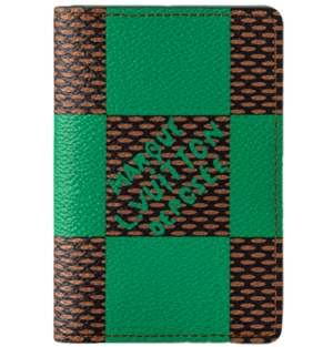 Vi Louis Vuitton Pocket Organiser 'Green' N40613