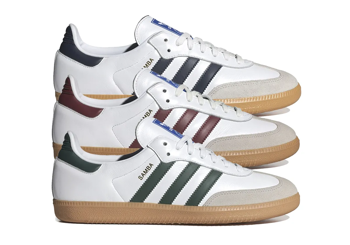 Hinh anh 6: adidas Samba lai lam dien dao the gioi voi 'White Leather' Pack