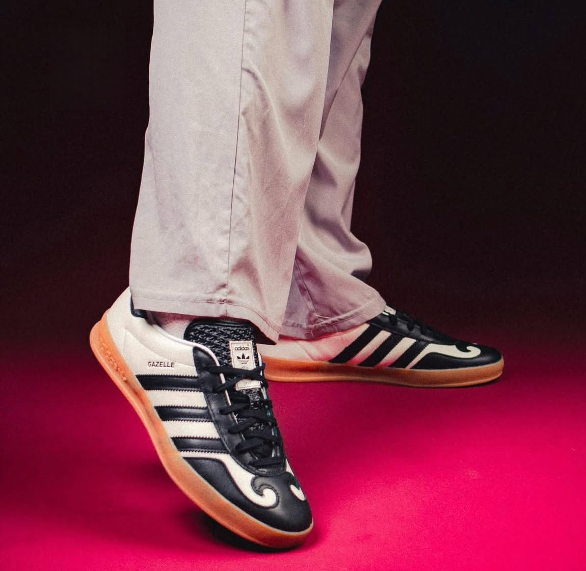 Alternative view of Giày Adidas Gazelle Indoor 'Gatsin White Black' IH9990