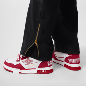 Giay Louis Vuitton LV Trainers 'Red' 1ABLXI