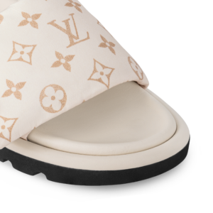 Dep Louis Vuitton Pool Pillow Flat Comfort Mules 'Beige' 1ACJZA