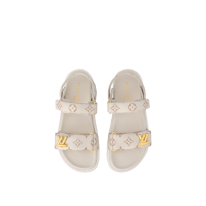 Dep Louis Vuitton LV Sunset Flat Comfort Sandals 'Beige' 1ACL9S