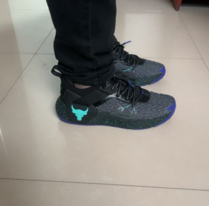 Giay Under Armour Project Rock 6 'Black Neptune' 3026534-002