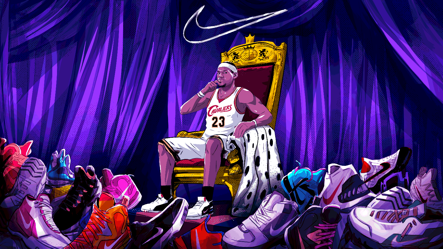 Hinh anh 1: Lich su phat trien giay bong ro cua LeBron James: Tu "The Chosen One" den "King"