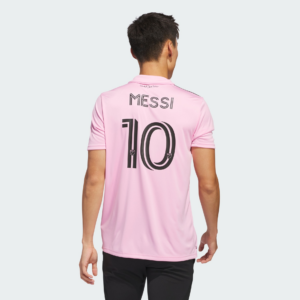 Ao Adidas Inter Miami CF 22/23 Messi 10 Home Jersey 'Pink' JE9701