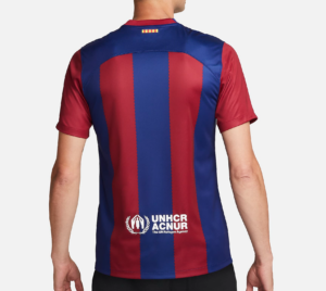 Ao Nike F.C. Barcelona 2023/24 Stadium Home Jersey 'Blue Red' DX2687-456
