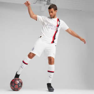 Ao Puma Ac Milan 23/24 Away Jersey ‘feather Gray’ 770391-02