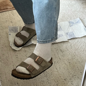 Dep Birkenstock Arizona Taupe Suede Soft 951301