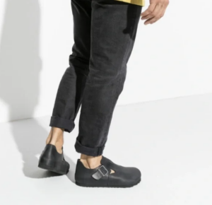 Dep Birkenstock Boston Oiled Leather 'Black' 59461