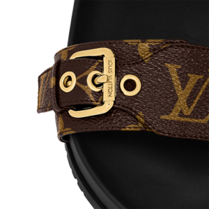 Dep Louis Vuitton Bom Dia Flat Comfort Mules 'Brown' 1AAW8H