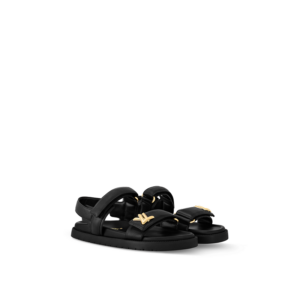Dep Louis Vuitton LV Sunset Flat Comfort Sandals 'Black' 1ACG0Z