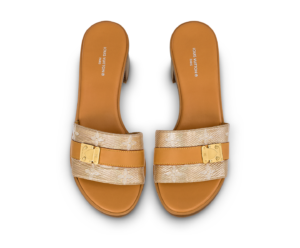 Dep Louis Vuitton Lock It Mules 'Gold' 1ABVE8