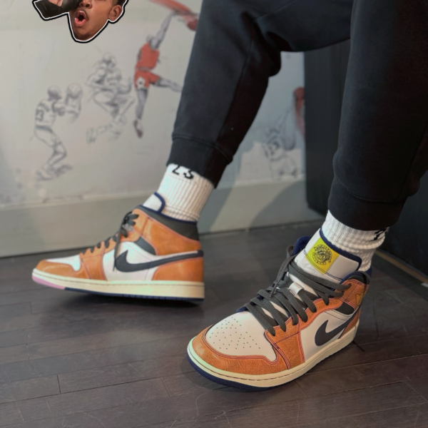 Giày Nike Air Jordan 1 Mid SE 'Flight Vintage' FV3619-106 - Hình ảnh 2