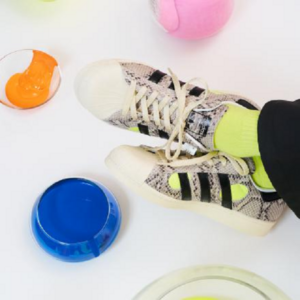 Giay Adias Superstar 82 x Face Studios 'Bliss' IG4124