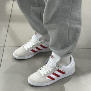 Giay Adidas Busenitz 'White Scarlet' HQ2030