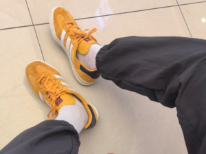 Giay Adidas Gazelle Indoor 'Preloved Yellow Dark Blue' IE0540