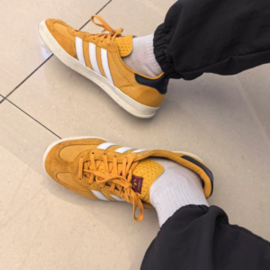 Giay Adidas Gazelle Indoor 'Preloved Yellow Dark Blue' IE0540