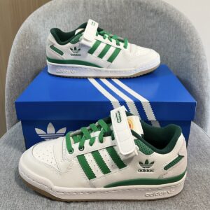 Giay Adidas Originals FORUM Low GS 'White Green' IF2680