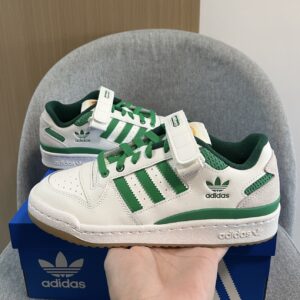 Giay Adidas Originals FORUM Low GS 'White Green' IF2680