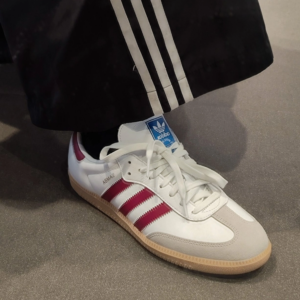 Giay Adidas Samba OG 'White Burgundy Gum' IF3813