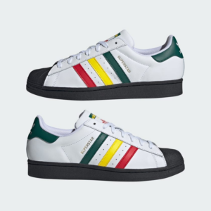 Giay Adidas Superstar 'Rasta White' IH3120