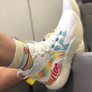 Giay Li-Ning Badfive 2 High 'White Rainbow' ABFR001-3