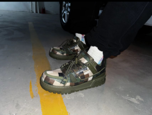 Giay Louis Vuitton LV Maxi Trainers 'Khaki' 1ACNCZ