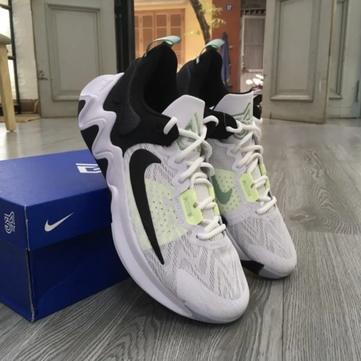 Giày Nike Giannis Immortality 2 'White Black' DM0826-101 - Ảnh 3