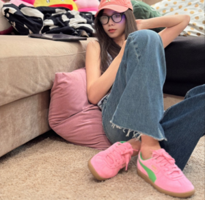 Giay Puma Palermo 'Pink Green Gum' 397549-01