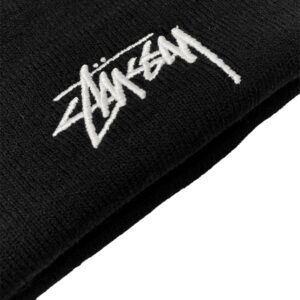 Mu Stussy Stock Cuff Beanie 'Black'