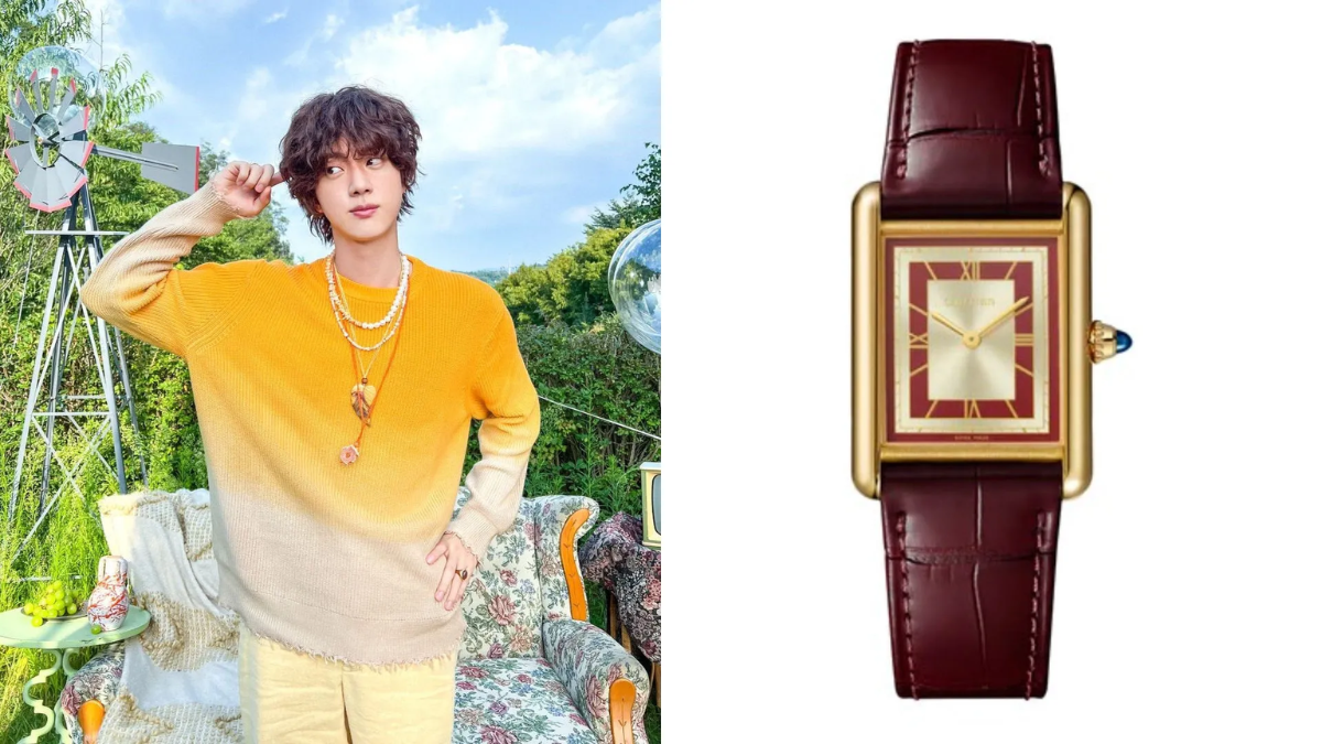 Hinh anh 2: BST dong ho dang ghen ti cua Jin BTS: Cartier, Jaeger-LeCoultre...
