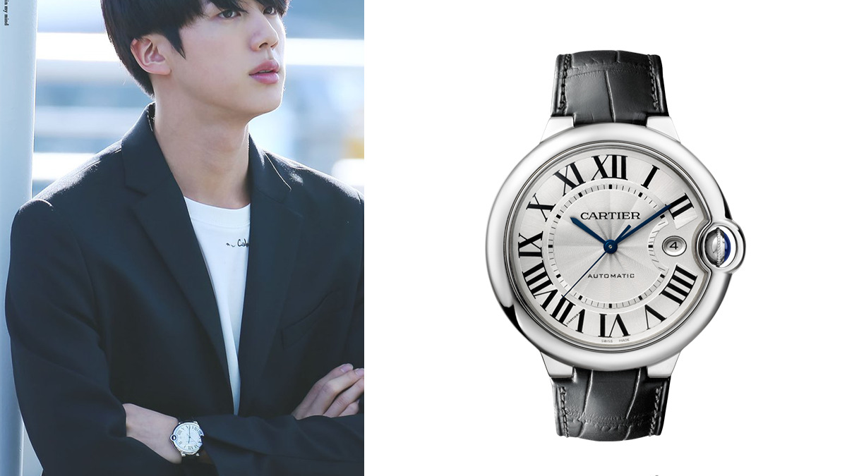Hinh anh 6: BST dong ho dang ghen ti cua Jin BTS: Cartier, Jaeger-LeCoultre...