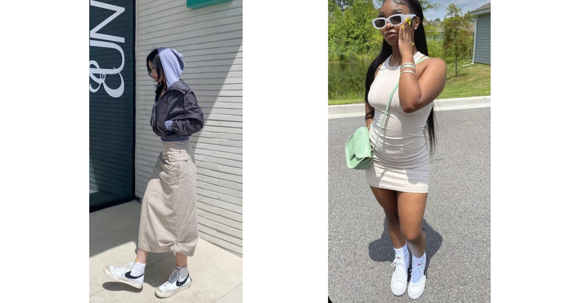 5 cách phối đồ Nike Blazer mid cho mùa hè này Hinh anh 6: 5 cach phoi do Nike Blazer mid cho mua he nay