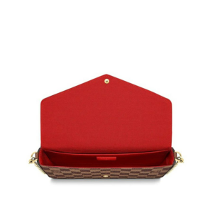 Tui Louis Vuitton Pochette Felicie Damier 'Ebene Cerise' N63032