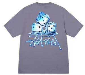 Ao Stussy Melted Tee 'Grey'