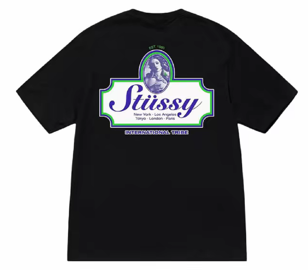 Áo Stussy Authentic Tee 'Black' Authentic-Shoes