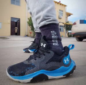Giay Under Armour Spawn 3 'Black Blue Circuit' 3023738-003
