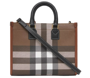 Tui Burberry Mini Freya Tote 'Dark Birch Brown' 80543091