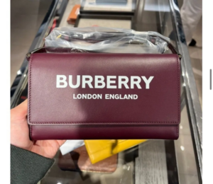 Tui Burberry Casual Plain Elegant 'Burgundy' 80463091