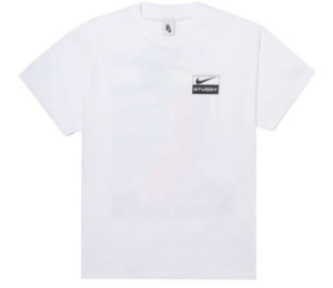 Áo Nike x Stussy Crossover Logo Graffiti Printing 'White' CU9256-100