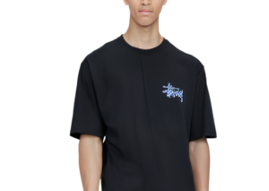 Ao Stussy Checker Stock Tee 'Black'