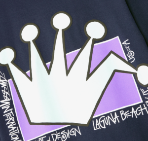 Ao Stussy LB Crown Tee 'Navy'