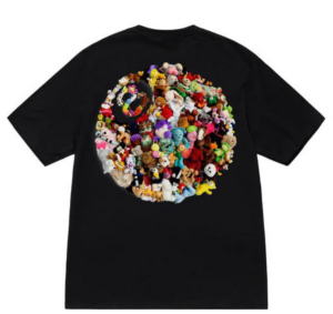 Ao Stussy Plush Tee 'Black'