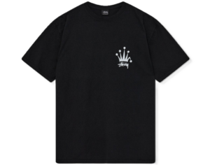 Ao Stussy Regal Crown Tee Pigment Dyed 'Black'