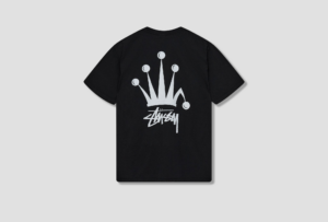 Ao Stussy Regal Crown Tee Pigment Dyed 'Black'