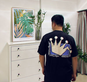 Ao Stussy SS22 Crown Tee 'Black'