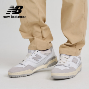 Giay New Balance 550 'White Grey' BB550NEA