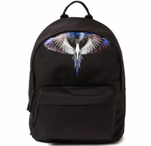 Balo Marcelo Burlon Wings Backpack 'Black Burgundy' CMNB006F20FAB0011028