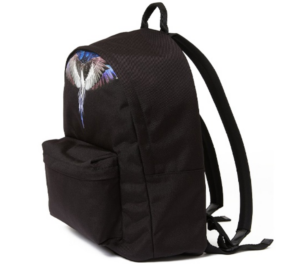 Balo Marcelo Burlon Wings Backpack 'Black Burgundy' CMNB006F20FAB0011028