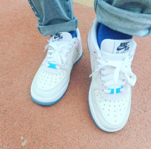 Giay Nike Air Force 1 '07 'White Icy Blue' FV0383-100